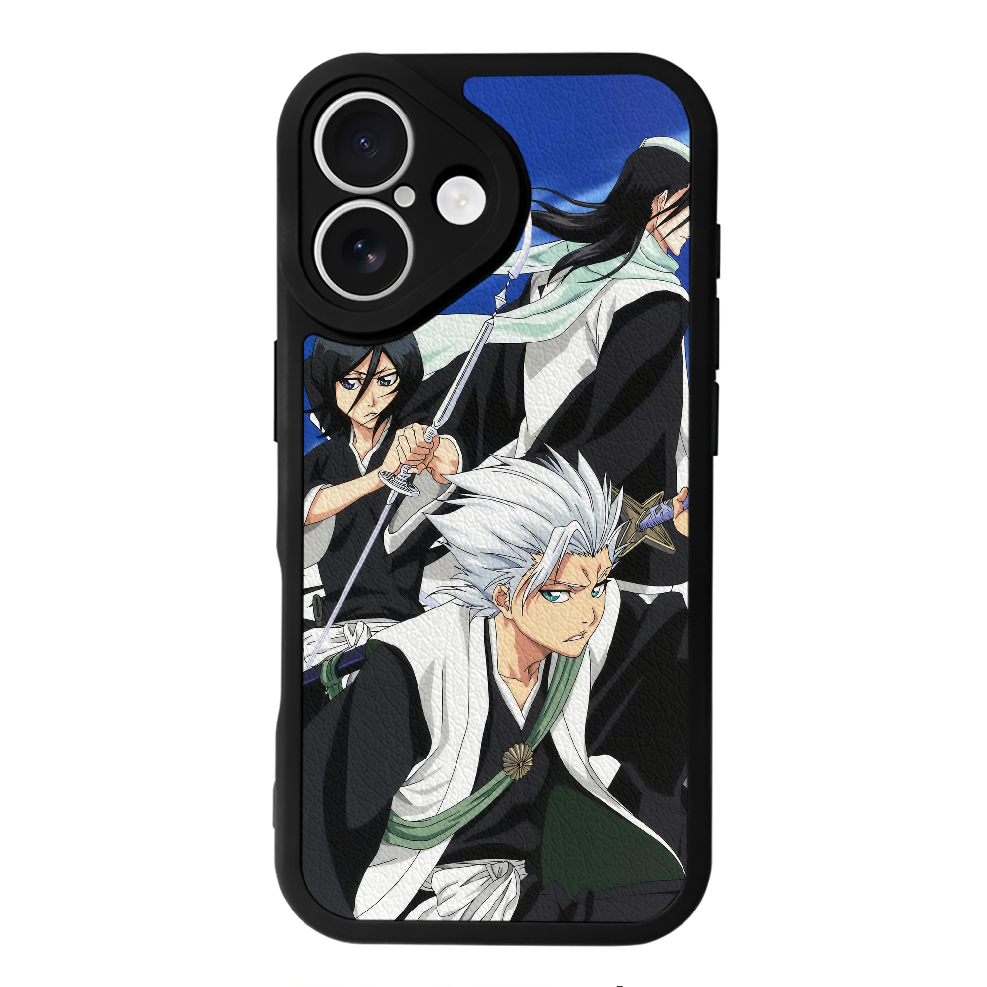（画像用） ブリーチ BLEACH 【iPhone 16シリーズ対応】シリコンスマホケース（レザー調） 材質：シリコン